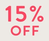 15% OFF
