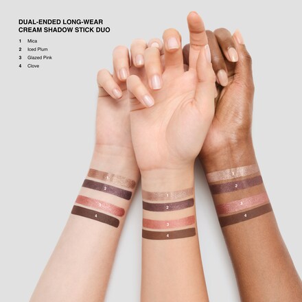 Dual-Ended Long-Wear Cream Shadow Stick Duo<br><font color=#ff0000>שווי מחיר מלא 440 ₪ </font>